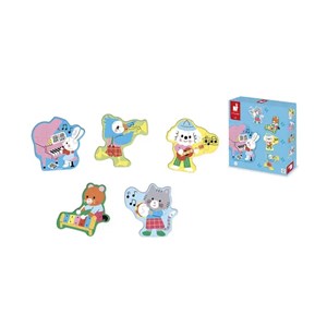 5 puzzles evolutifs - musique