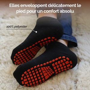 Lot de 2 paires de chaussettes - enfant m Noir