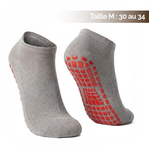 Lot de 2 paires de chaussettes - enfant m Gris