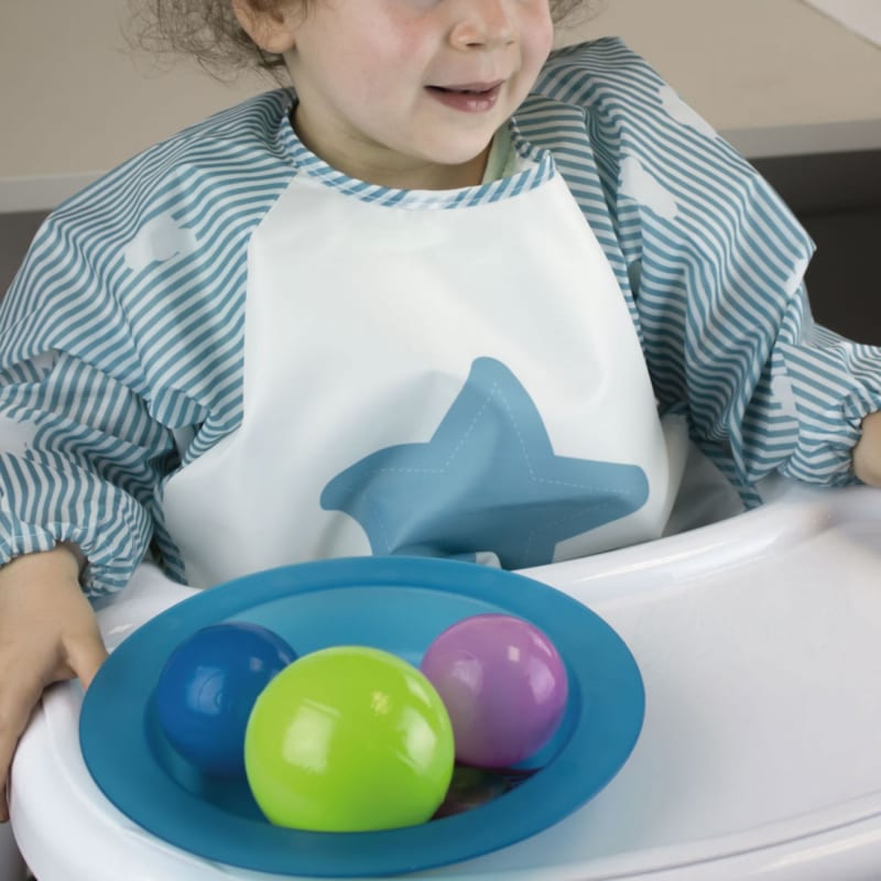 Lot de 4 bavoirs manches longues (Monsieur Bébé) - Image 3