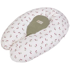 Coussin de grossesse multirelax en coton cerises