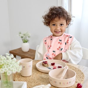 Coffret repas en polypropylène et cellulose happy fruits cerise