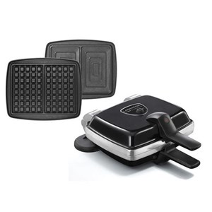Croque-gaufres 2 plaques 1000w