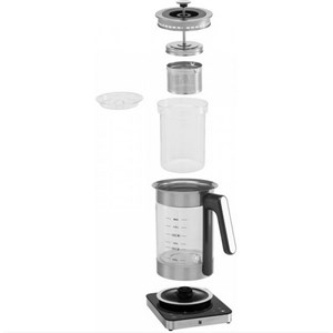 Bouilloire-théière multifonctions 1.6l 3000w inox