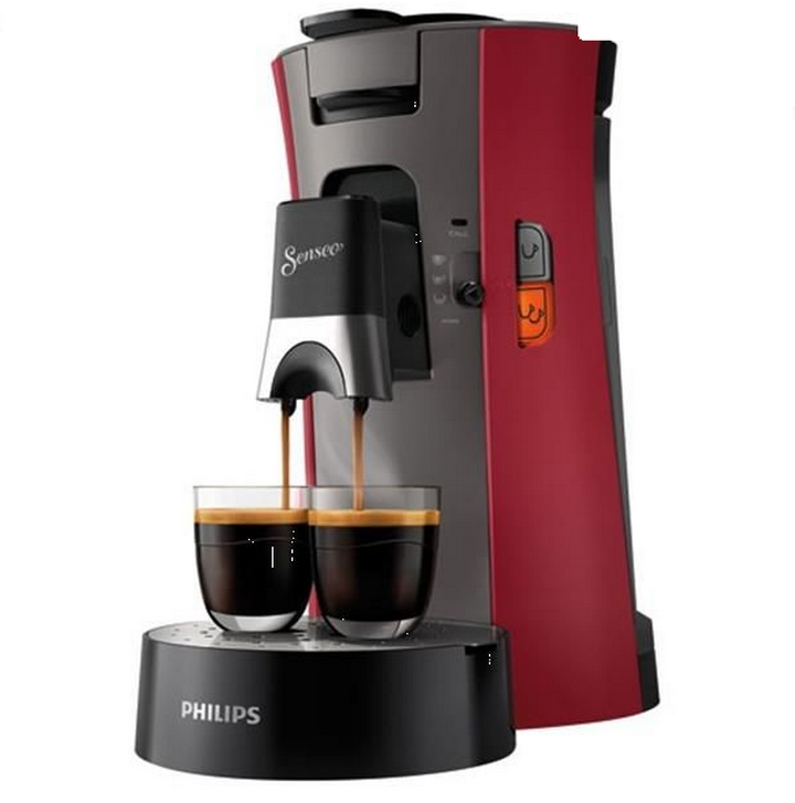Cafetière à dosettes 1bar 1450w rouge philips csa240.91 (Philips) - Image 1