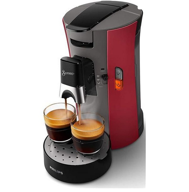 Cafetière à dosettes 1bar 1450w rouge philips csa240.91 (Philips) - Image 2