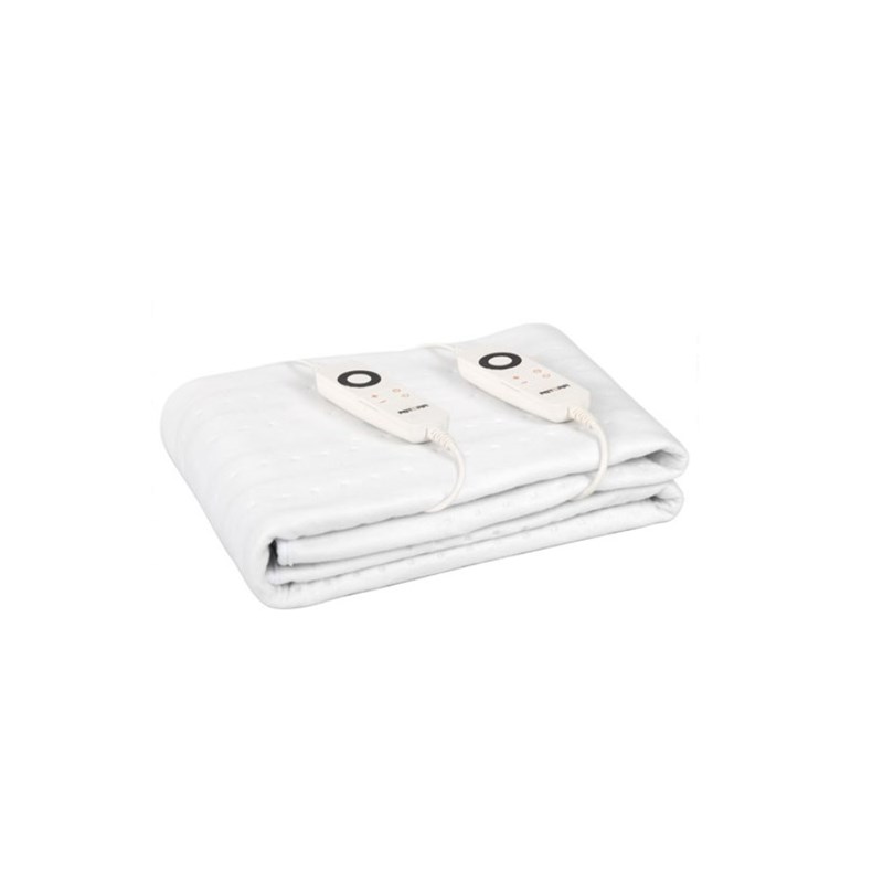Surmatelas chauffant 2 places 160x140cm blanc