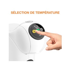 Cafetière à dosette 15 bars 1500w blanc