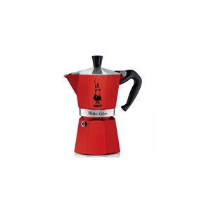 Cafetière italienne 3 tasses rouge