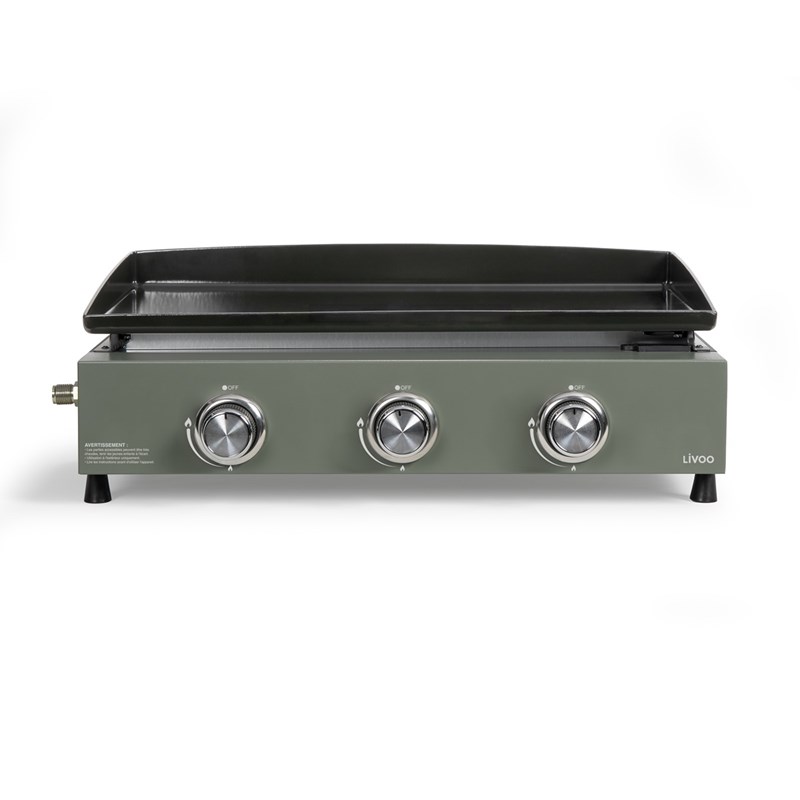 Plancha gaz 3 brûleurs