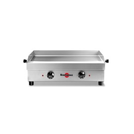 Plancha électrique 2500w plaque inox 54x33cm