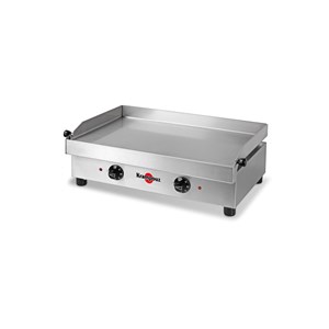 Plancha électrique 2500w plaque inox 54x33cm