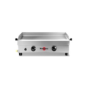 Plancha gaz 3000w plaque inox 54x33cm