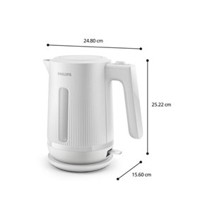 Bouilloire sans fil 1.7l 2200w blanc