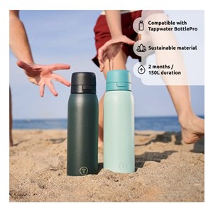 Bouteille isotherme filtrante 0.7l vert