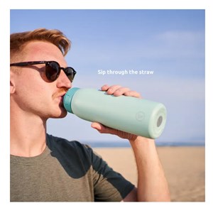 Bouteille isotherme filtrante 0.7l vert