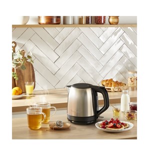Bouilloire sans fil 1l 2400w  mini inox