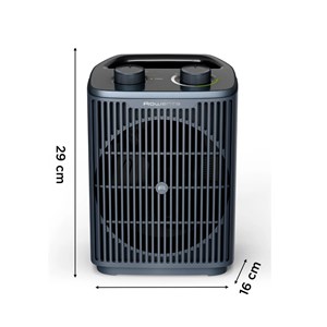 Chauffage soufflant 2000w gris