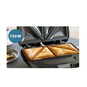Appareil à croque-monsieur 750w noir