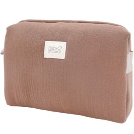 Trousse de toilette camila caramel glacé