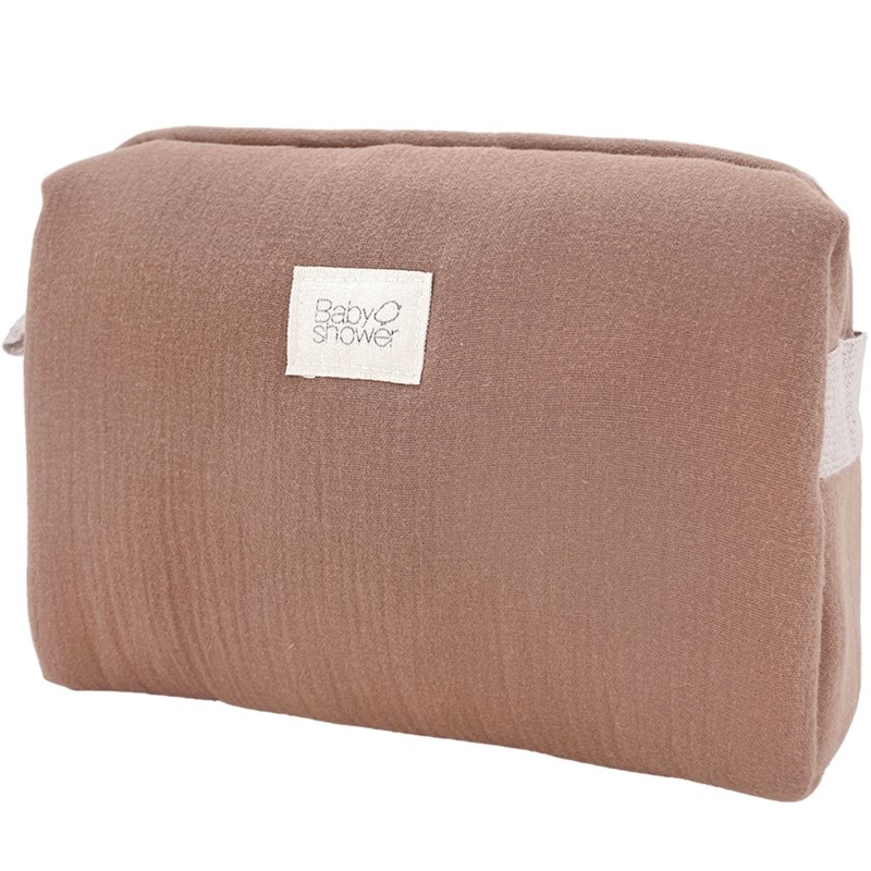 Trousse de toilette camila caramel glacé