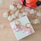 Boucles d'oreilles créoles en acier inoxydable doré et résine mindy roses Rose