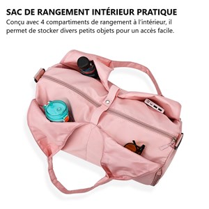 Sac de sport multifonction-rose Rose