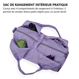 Sac de sport multifonction-violet Violet