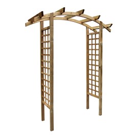 Pergola bois en arc