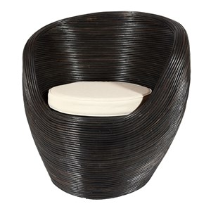 Fauteuil nadine en rotin