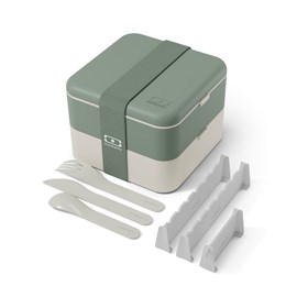 Lunch box compartimentée 1l vert