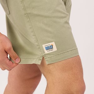 Short en coton vert anis S