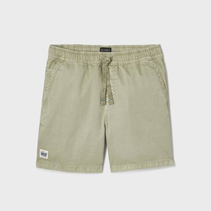 Short en coton vert anis S