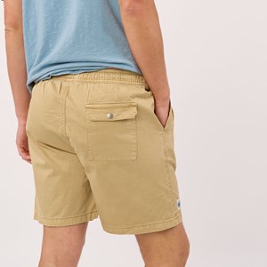 Short en coton beige S