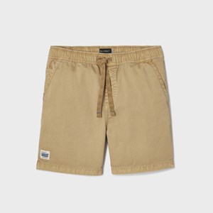 Short en coton beige S