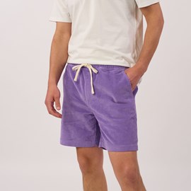 Short en velours violet