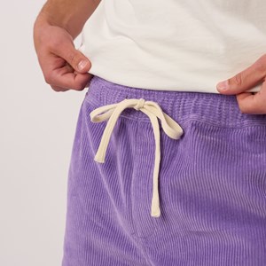 Short en velours violet S