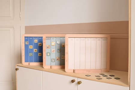 Semainier magnétique beige Beige