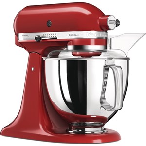 Robot pâtissier multifonction à tête inclinable 4.8l 300w rouge empire