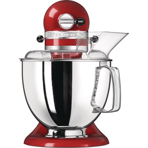 Robot pâtissier multifonction à tête inclinable 4.8l 300w rouge empire