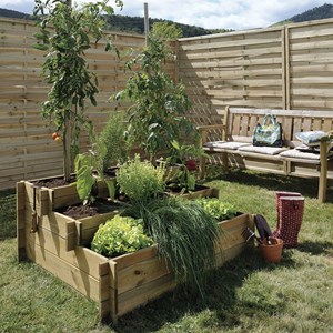 Carré potager 3 étages up