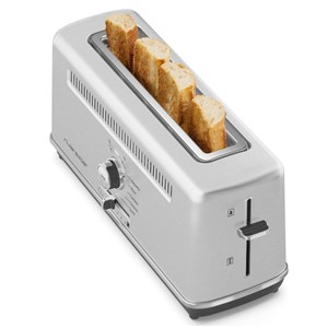 Grille-pains 1 fente 1010w inox