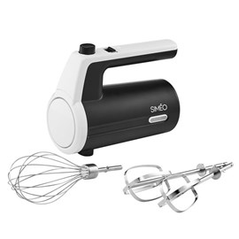 Batteur électrique rechargeable 7.4v noir et blanc