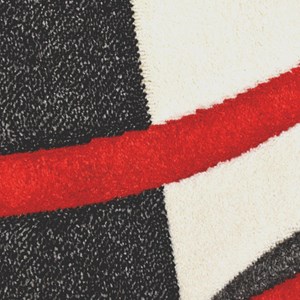 Tapis salon 60x110 rouge