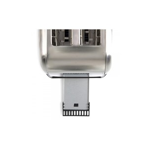 Grille-pains 2 fentes 850w gris