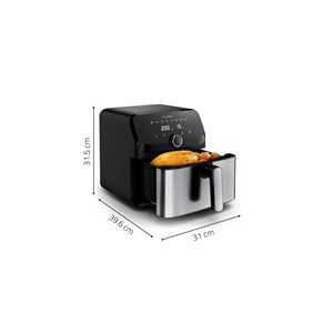 Friteuse sans huile 7.5l 2020w inox