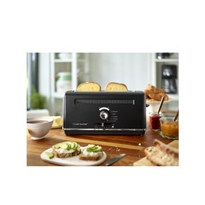 Grille-pains 1 fente 1010w noir satin