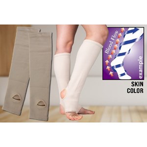 Mi-bas de contention jambes légères