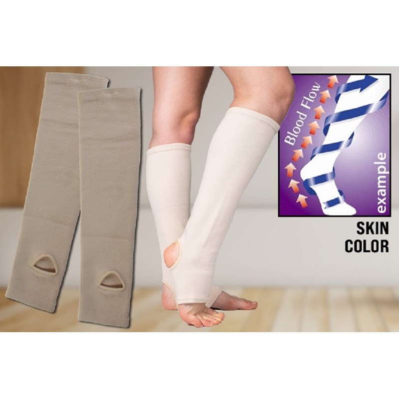 Mi-bas de contention jambes légères