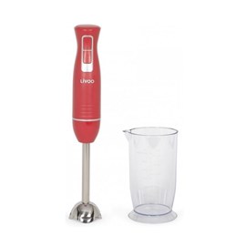 Mixeur plongeant 400w rouge